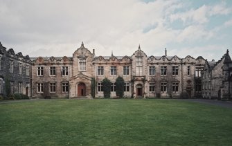 East range of quad, view from W