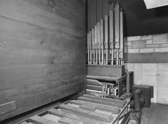 All Saints Episcopal Church, interior.  View of organ loft.