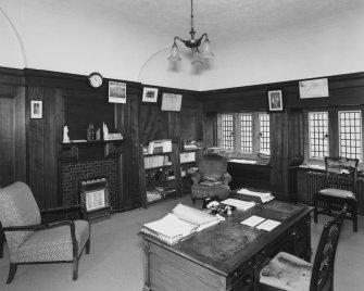All Saints Episcopal Church, interior. 
Upper vestry, view from North East.