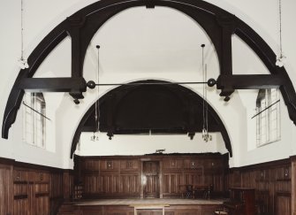 All Saints Episcopal Church, interior.  
Main hall, view from North.