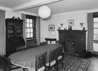 All Saints Episcopal Church. Rectory, interior.
Ground floor. Dining-room, view from South East.