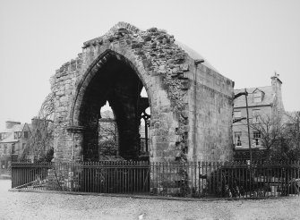 View of entrance to choir of Blackfriars Chapel.