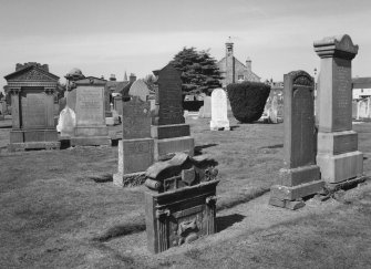 Graveyard, view from South West