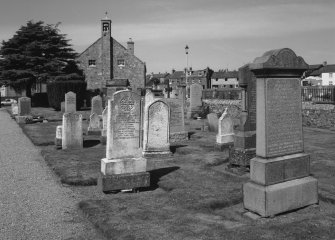 Graveyard, view from North East