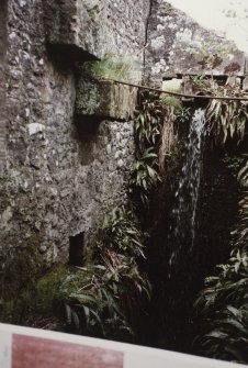 View from S side into former waterwheel house
Photographed 9 May 1994