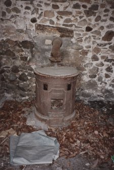 Detail of small boiler tub housed in detached building
Photographed 9 May 1994