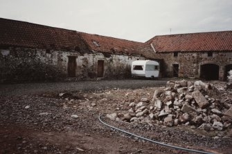 View from SE of court/ steading
Photographed 9 May 1994