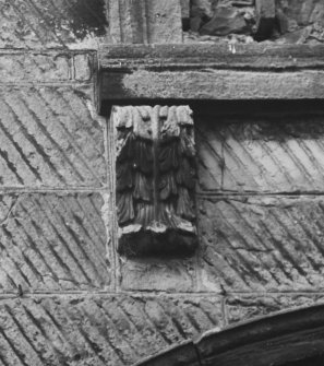 South elevation - first floor window bracket