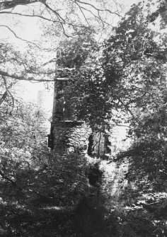 General view of S-W corner tower.