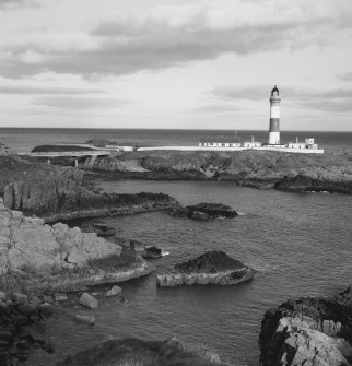 Boddam, Buchan Ness Lighthouse
View from south west of lighthouse, and concrete bridge (built 1963) to island on which lighthouse is situated, to the east of the village of Boddam