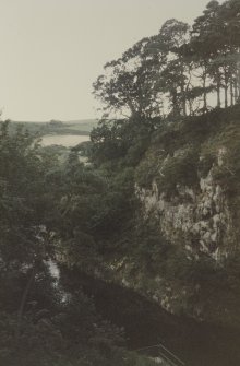 General view of gorge at the bridge of Alvah.