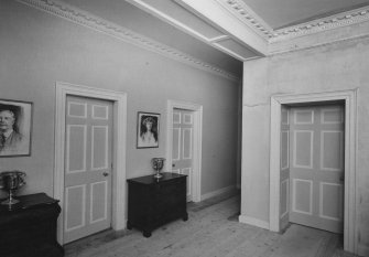 Interior.
View of first floor landing from South.