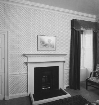 Interior.
View of chimney piece on first floor North-East apartment.