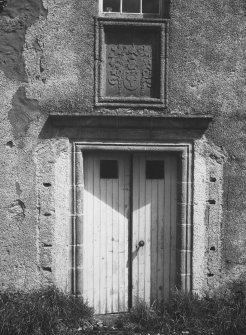 Detail of main entrance doorway.