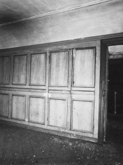 Interior.
View of second floor South room showing closed doors.