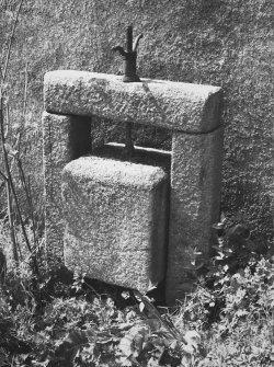 View of cheese press.