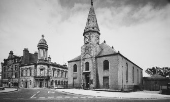 General view also showing Town House from South-West.