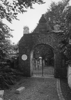 View of gateway from N