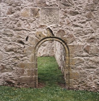 Craigston Aisle, entrance, detail