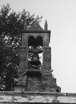 W gable, belfry, detail