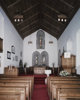 Interior. Nave and Chancel. View from SW