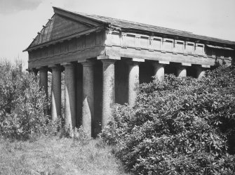 Detailed view of Temple of Theseus from South West