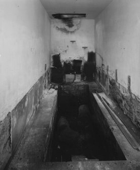 Interior view of Temple of Theseus showing cold bath