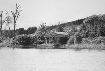 View of Temple of Theseus from North East looking across the lake