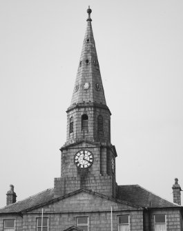 Detail of steeple.