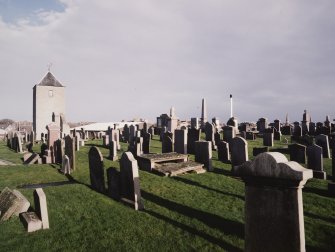 General view from churchyard to south west
