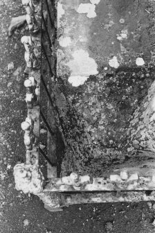 Detail of St Mary's Chapel grave slab.