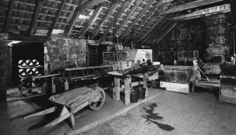 Interior.
General view of machine-shed from NE.