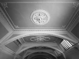 Aberdeen, 19 Belmont Street, Ground Floor Interior.
General view of ceiling.
