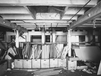 Aberdeen, Berryden Road, Millbank Mill, Corn Mill, Interior.
General view of 1st floor.
