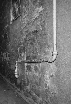 Aberdeen,19-23 Castle Street.
North annexe, East Wall. Detail of ground-floor doorway with inserted lintel.