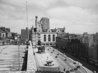 Aberdeen, Castle Street, General.
Elevated general view from Municipal Buildings, Tolbooth Tower.