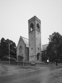 Aberdeen, Bieldside, Baillieswells Road, St Devenick's Episcopal Church.
General view from South-West.