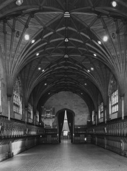 Aberdeen, Broad Street, Marischal College, Interior.
General view of Mitchell Hall from North-East.
