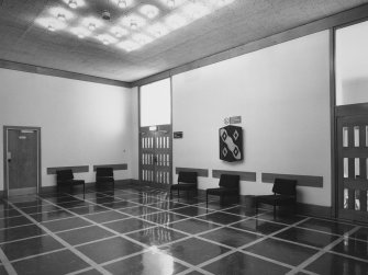 Aberdeen, Broad Street, Marischal College, Interior.
General view of 1960's foyer from South.