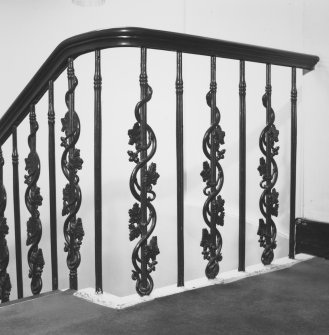 Aberdeen, 5 Castle Street, Clydesdale Bank.
Second Floor. Detail of North-East staircase, balustrade.