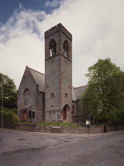 Aberdeen, Bieldside, Baillieswells Road, St Devenicks Episcopal Church.
General view from South-West.