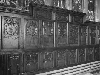 Interior. View of17th century panelling