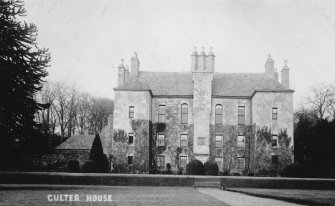 Aberdeen, Culter House.
General view from South-East.
Insc: 'Culter House'.