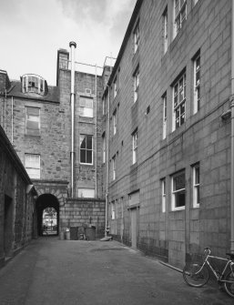 Aberdeen, 54 Castle Street, Victoria Court.
General view of alleyway from S-S-W.