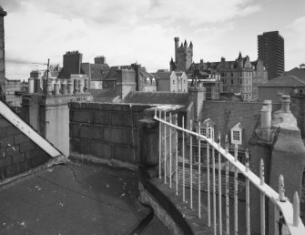 Aberdeen, 54 Castle Street, Victoria Court.
General view of city skyline from roof-top balcony.