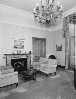 Interior. Town-house, first floor, Provost's office, view from North west.