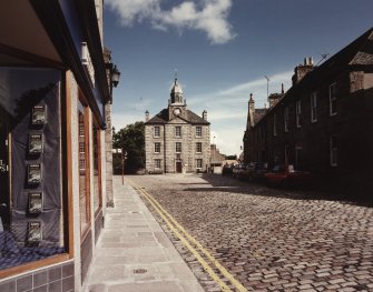 Aberdeen, High Street, Town House.
View from South towards Town House.