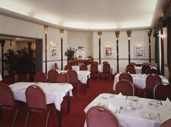 Aberdeen, 1 Great Northern Road, Northern Hotel, interior.
General view of dining room from South.