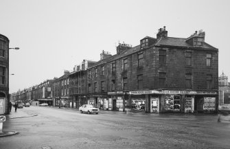 Aberdeen, King Street.
View from South showing corner with East North Street.