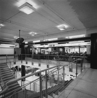 Aberdeen, Market Street, Market, interior.
View of first floor restaurant from North-East.
